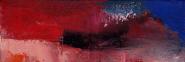 REDWAVE, Abstrakt, rot, orange, panorama von Vittorio Vitale 90x30 cm